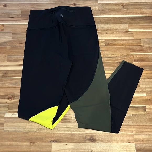 Athleta Asym Colorblock Tights - Picture 4 of 8